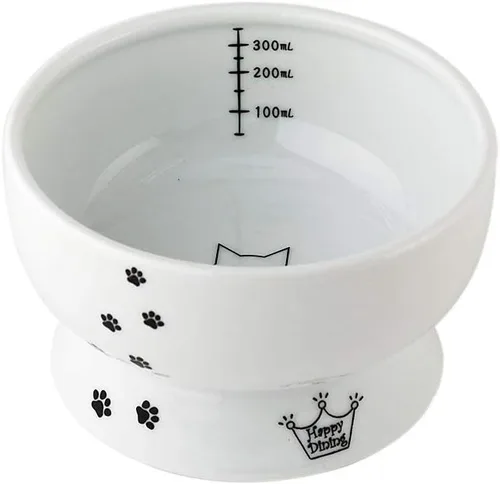 Vista 7 de Necoichi Bandeja de Comedor con Tazón Elevado para Gatos (Juego de Tazón con Bandeja de Comedor)
