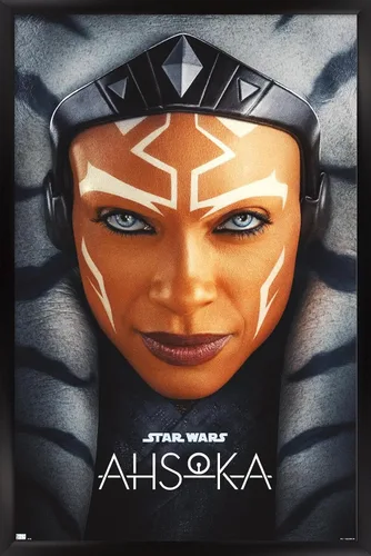 Vista 8 de Trends International Star Wars: Ahsoka - Póster de pared de una hoja, 14.72 x 22.37 pulgadas, versión enmarcada de madera de granero Versión