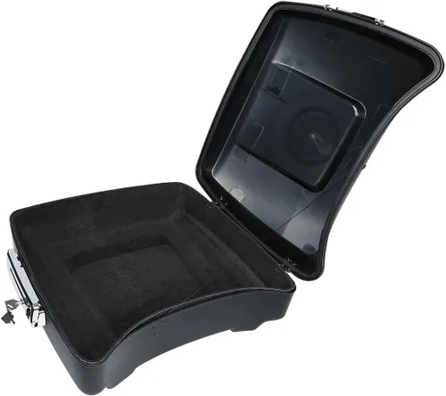 Vista 2 de TCMT Chopped Tour Pack maletero portaequipajes y respaldo para Harley Tour Pak Touring CVO Road King Road Glide Street Glide Electra Glide Ultra