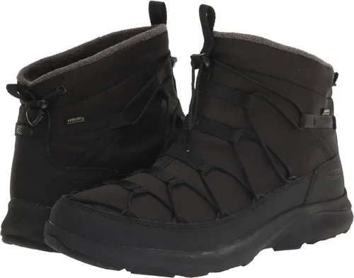 Vista 7 de KEEN Botas Chukka impermeables de invierno Uneek SNK para hombre, Negro (triple black)Negro