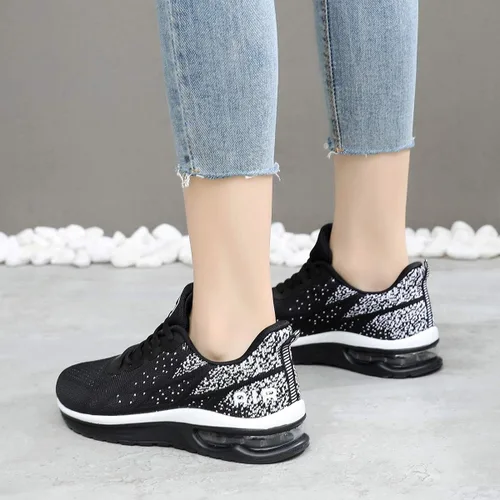 Vista 7 de GANNOU - Air Athletic - Tenis para mujer, de moda, para el gimnasio, deportes, correr, trotar, tenis y acondicionamiento físico, tallas 5.5-11