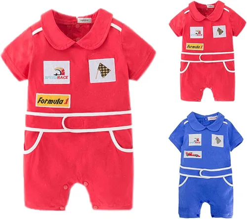 Vista 5 de stylesilove Mameluco de algodón de manga corta para bebé niño y niña