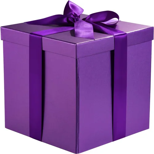 Vista 14 de RUSPEPA Caja de regalo mediana negra con tapas, cinta y papel de seda, caja de regalo plegable perfecta para cumpleaños, graduación, día del padre
