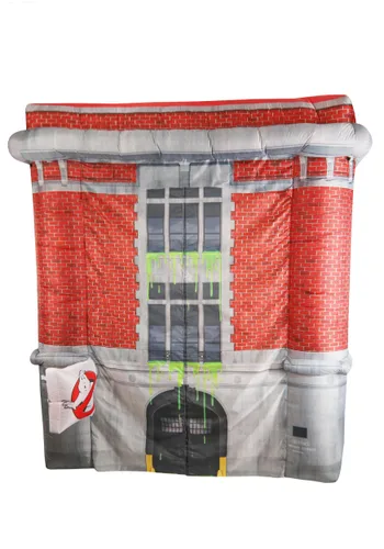 Vista 3 de Decoración Inflable de 9 Pies del Cuartel de Ghostbusters para Halloween Multicolor