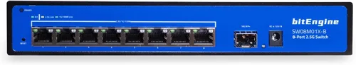 Vista 6 de Switch Ethernet no administrado de 8 puertos 2.5G con enlace ascendente SFP+ 10G, 8 puertos Base-T de 2.5G, capacidad de conmutación de 60 Gbps
