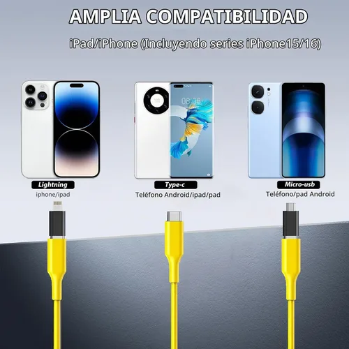 Vista 2 de Cámara Endoscopio JSE con Luz, Boroscopio Impermeable de 16.4FT 1920P HD, Cable Semi-Rígido, Cámara de Inspección Serpiente con 8 Luces LED