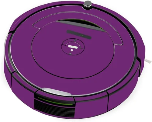 Vista 19 de MightySkins Skin compatible con iRobot Roomba 690 Robot Vacuum - Azul claro sólido Cubierta protectora de vinilo duradera y única Fácil