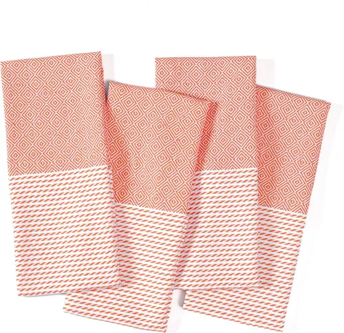 Vista 30 de TWINY threads Juego de toallas de cocina con diseño de diamante, 100% algodón, trapos grandes y trapos de lavado, absorbentes de secado rápido