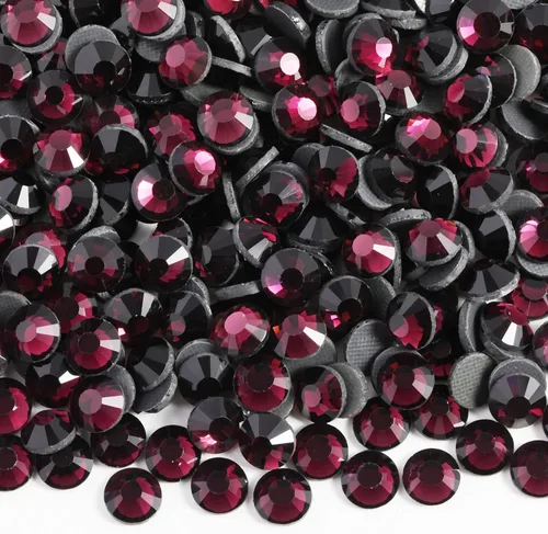 Vista 35 de 6000 diamantes de imitación termoadhesivos a granel, diamantes de imitación azules para ropa de manualidades, cristales termoadhesivos para Zafiro