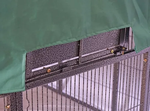 Vista 7 de SENY Funda nocturna impermeable para jaula grande de pajarera para aves. (Solo funda verde)