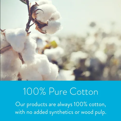 Vista 2 de Maxim - Bolas de algodón orgánico (100 unidades): hipoalergénicas, 100% algodón blanco natural para pieles sensibles, sin cloro, sin químicos