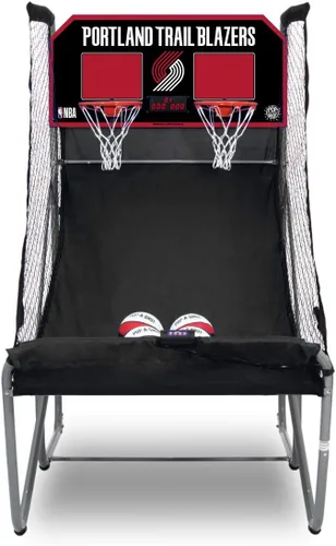 Vista 20 de Pop-A-Shot - Home Dual Shot Arcade Basketball Game with NBA Graphics l Sensor Scoring l 16 Game Modes l 7 Balls l Foldable Storage l for All NBA Fans