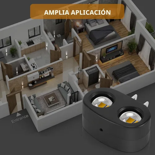 Vista 7 de Paquete de 4 luces LED de noche enchufables, 100 lúmenes, 4000 K blanco frío, sensor de encendido/apagado automático del atardecer al amanecer