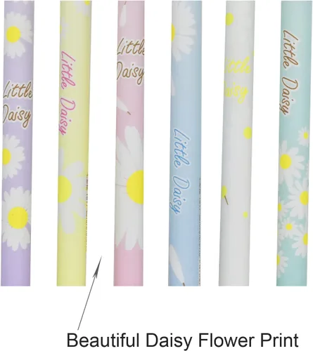Vista 5 de 12 bolígrafos de margaritas Fanshion Crown Pen Pearl Floral Pen con tinta negra de 0.020 in para fiesta escolar, cumpleaños, oficina, fiesta, bodas