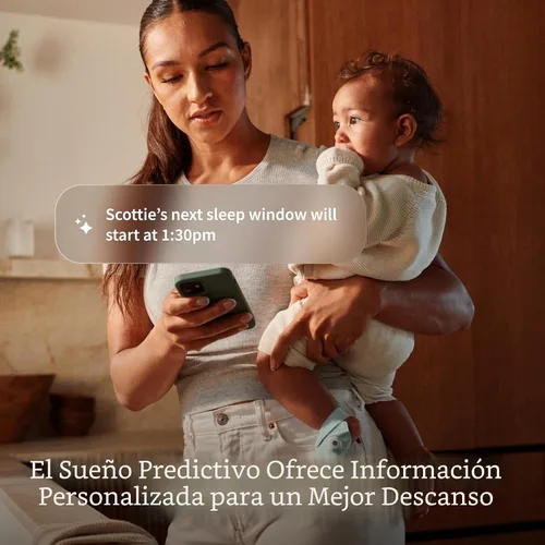 Vista 9 de Owlet Dream Duo (Gen 3) Smart Baby Monitor All-in-One Bundle - 2K HD Video Baby Monitor with Alerts & Owlet Dream Sock Tracks Baby’s Oxygen, Heart