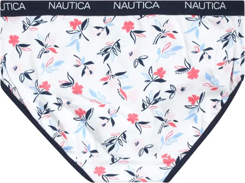 Vista 4 de Nautica Ropa interior para niñas - Calzoncillos de algodón elástico (paquete de 5)