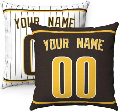 Vista 13 de Almohada personalizada con cualquier número de nombre, regalos personalizados para Los Ángeles
