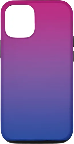 Vista 28 de Funda degradada con diseño de bandera de Bisexual Pride para iPhone 17, color rosa, morado, azul