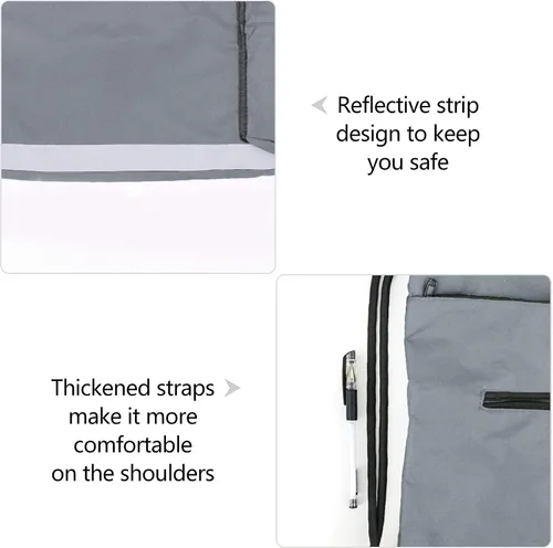 Vista 5 de Mochila con cordón para gimnasio, bolsa deportiva para natación, mujeres y hombres, bolsa de entrenamiento con cordón trasero para fútbol