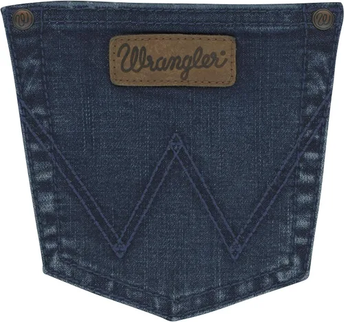 Vista 4 de Wrangler Women's Retro Mae Mid Rise Wide Leg Trouser Jean