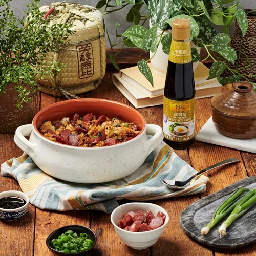 Vista 7 de Lee Kum Kee Salsa de soja dulce (14 onzas – 1 paquete), vegana, no transgénicos, sin conservantes artificiales, perfecta para arroz de arcilla