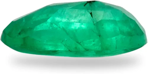 Vista 3 de MinigemsCraft - Esmeralda colombiana ovalada facetada de 0.70 quilates, piedra preciosa natural de color verde, 1 unidad, Gema, esmeralda
