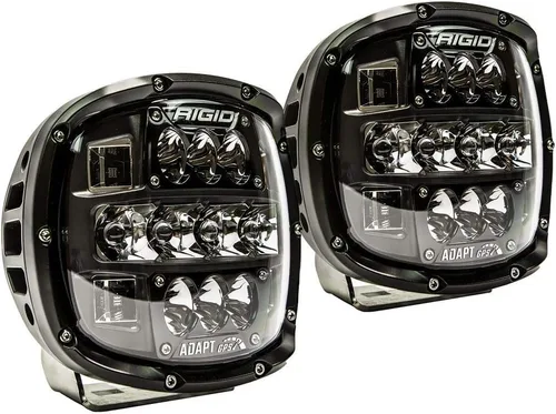 Vista 2 de Rigid Industrias – Adapt XP Extreme Powersports - Luz LED con 3 zonas de iluminación óptica, luces de conducción, luces LED, luces de conducción