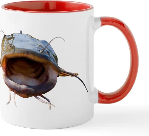 Vista 29 de CafePress Bigmouth Flathead - Taza de café de cerámica (11.0 fl oz)