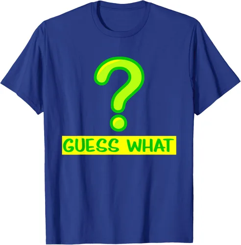 Vista 17 de Question Mark playera Guess What playera, hombre XL, Púrpura