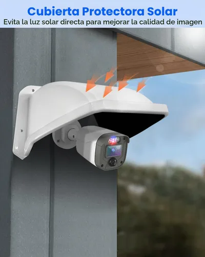 Vista 5 de Cámara de seguridad universal Sun Rain Cover Shield para cámara CCTV al