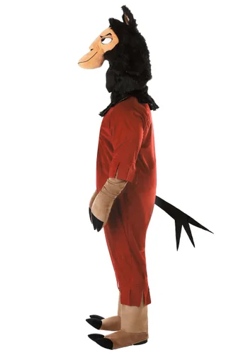 Vista 3 de Disfraz Kuzco Llama Disney El Emperador y sus Locuras Talla Plus para Hombre Multicolor