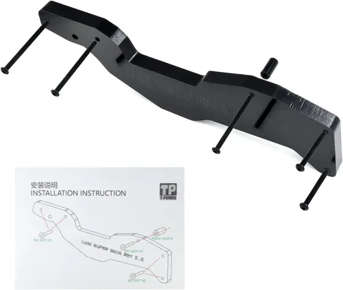 Vista 7 de 2 piezas de soporte reforzado trasero para 1/6 LOSI Super Baja Rey 2.0 RC (negro)