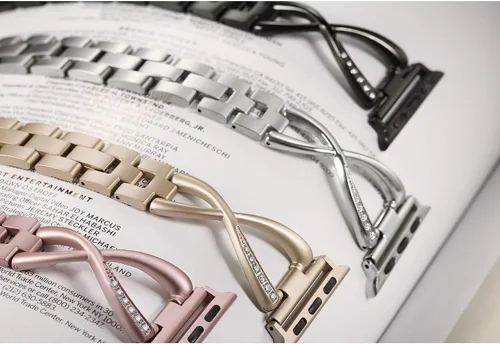 Vista 6 de Secbolt Correas compatibles con Apple Watch Band de 1.496 pulgadas, 1.575 pulgadas, 1.614 pulgadas, 1.654 pulgadas, 1.732 pulgadas, 1.772 pulgadas
