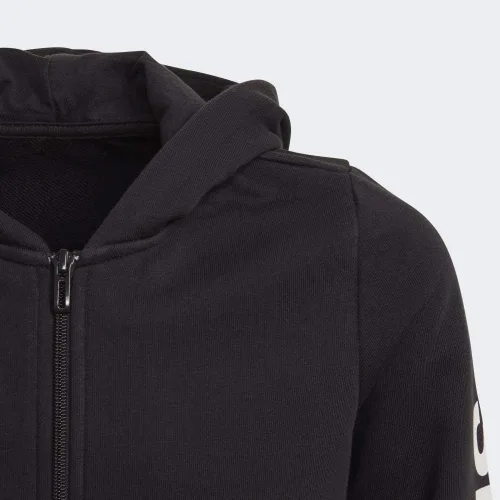 Vista 6 de adidas Performance Yg E Lin Fz Hd Fleece Niñas Negro - 78 Años - Suéter Suéteres