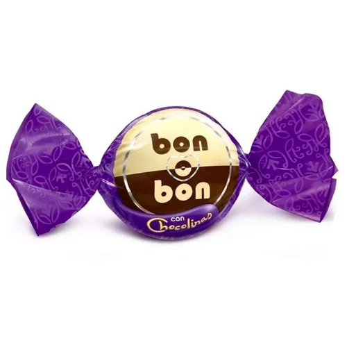 Vista 4 de Bon O Bon - Crema de maní y oblea rellena de chocolinas galletas Bites Bonbons - 9.52 oz