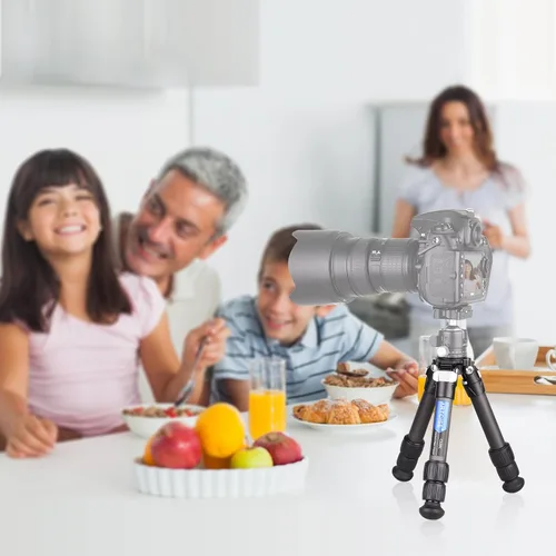 Vista 5 de ARTCISE Trípode de fibra de carbono - Escritorio portátil compacto ligero para cámara DSLR videocámara, carga máxima de 22 libras/22.0 lbs