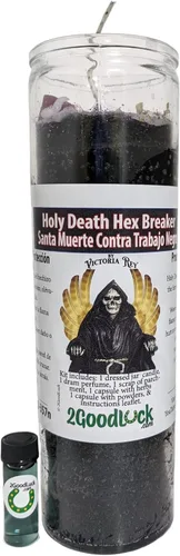 Vista 3 de Victoria Rey Holy Death Hex Breaker - Kit Santa Muerte Contra Trabajo Negro