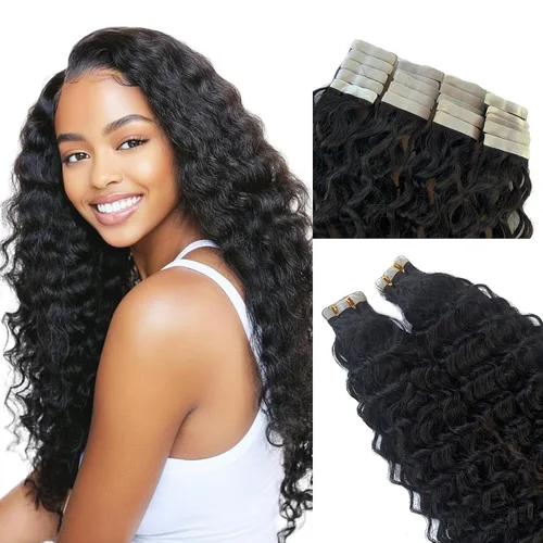 Vista 10 de Extensiones de cabello con micro puntas, 16 pulgadas, balayage, color #18, rubio beige, mezclado #60 rubio platino, extensiones de cabello humano