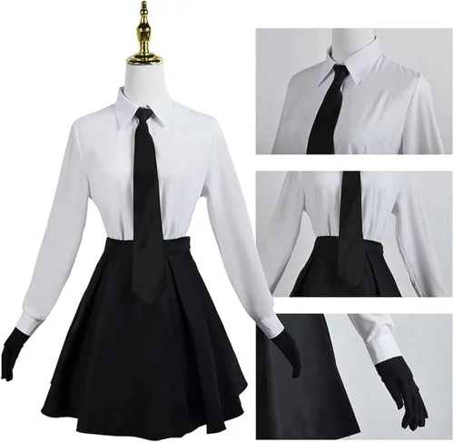 Vista 4 de Akiko Yosano - Disfraz de anime, uniforme completo para Halloween