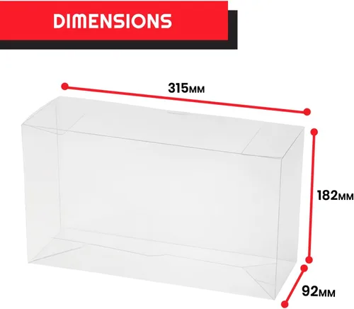 Vista 5 de EVORETRO UPC Box - Estuche para celebraciones de Pokémon Ultra-Premium Collection – 0.018 in de grosor transparente, protector apilable de plástico