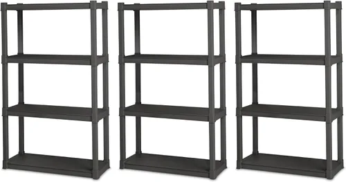 Vista 12 de Sterilite ShelfTote, contenedores de almacenamiento de plástico