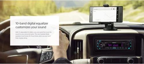 Vista 13 de Sony MEX-N5300BT - Radio de coche estéreo Single Din con Bluetooth, reproductor de CD, USB/AUX