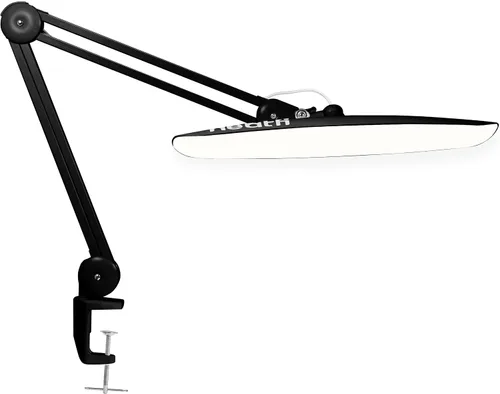 Vista 11 de Neatfi Lámpara de escritorio LED XL Cabeza de 20 pulgadas de ancho (blanco-2, CCT con abrazadera)