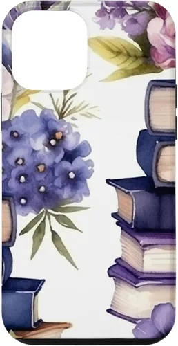 Vista 16 de Book Lover Purple Flower Case for iPhone 16