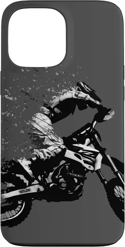 Vista 24 de Motocross Jumping Dirt Bike Rider Vintage Enduro Case for iPhone 17