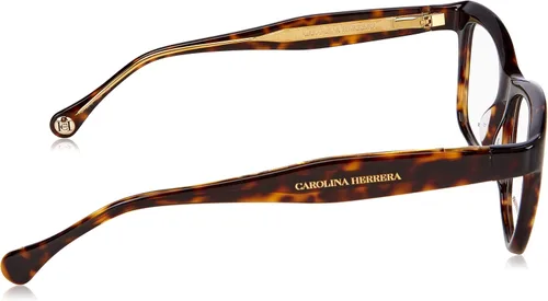 Vista 3 de Carolina Herrera CH 0016 Havana 5216145 - Marco de gafas para mujer, Logotipo de La HabanaOro