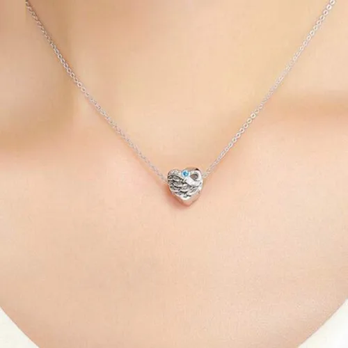 Vista 4 de Abalorio de plata de ley 925 con forma de corazón para pulseras Pandora