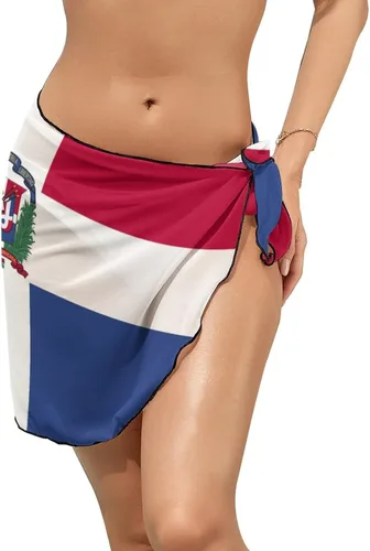 Vista 11 de Vestido largo con bandera dominicana para mujer, top de verano, talla XS, Estilo-4
