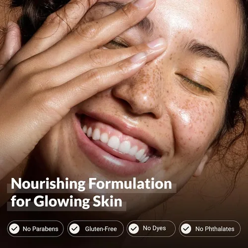 Vista 5 de DERMATOUCH Limpiador facial de retinol, lavado facial diario con ácido hialurónico, pepino y vitaminas para piel normal a seca, fórmula antioxidante