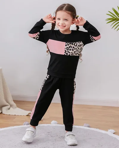 Vista 2 de WESIDOM Conjuntos de ropa para bebé, 2 piezas de otoño de manga larga, conjuntos de suéter para niña pequeña